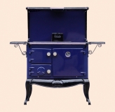 Stanley 8 on Legs in Dark Blue enamel