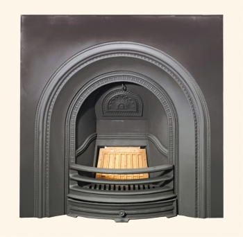 Decorative Arched Insert Matt Black
