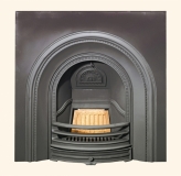 Decorative Arched Insert Matt Black