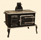 Antique Colleen in Matt Black with burnished trim